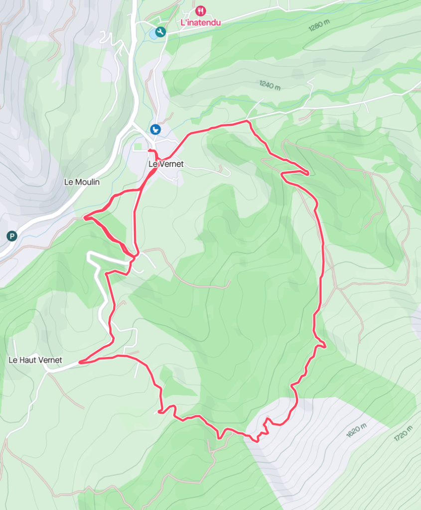 parcours cross tour du vernet